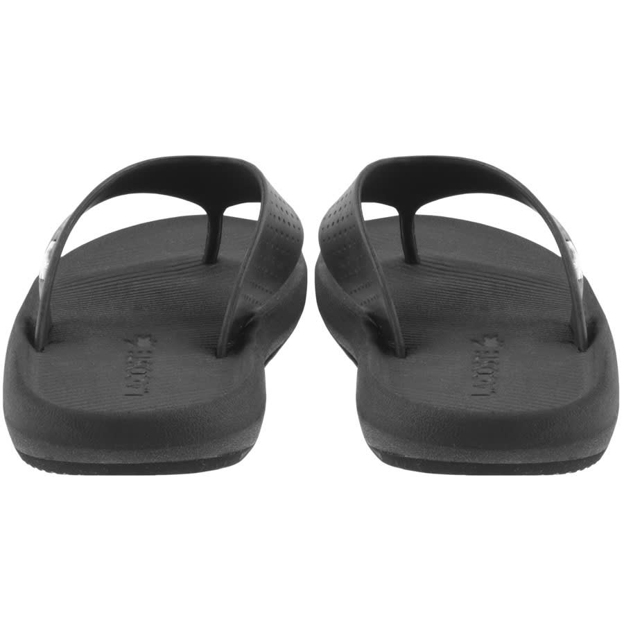 Alternative Image for ProductLacoste Croco Flip Flops Black3